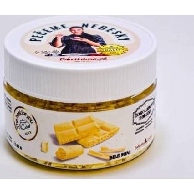 Schokoladenraspeln weiß mini (80 g) 1178