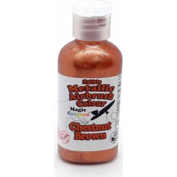 Airbrush Farbe Perle 55ml Kastanienbraun