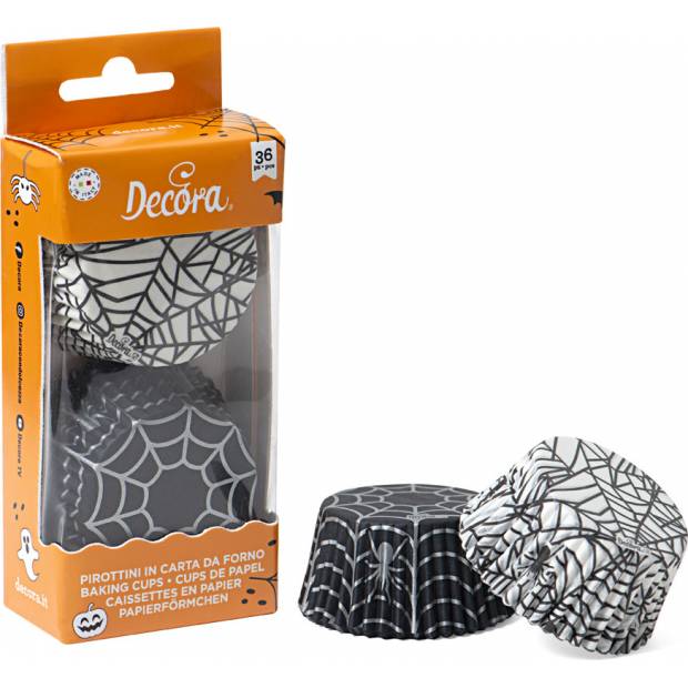 Halloween Muffin-Korb 36 Stück 5x3cm