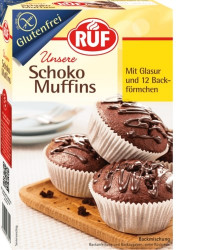 Glutenfreie Mischung für Schokoladen-Muffins 350 g