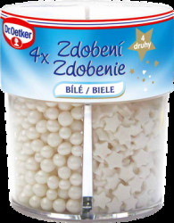 Dr. Oetker Dekoration 4 Sorten weiß (73 g) DO0078 dortis