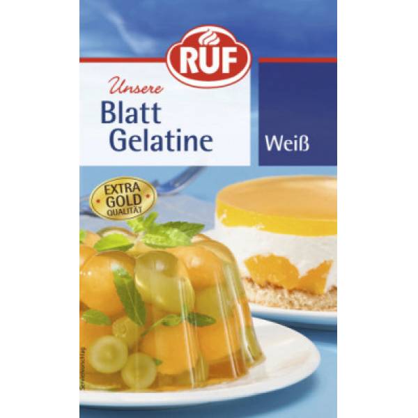 Filigrierte Gelatine - klar