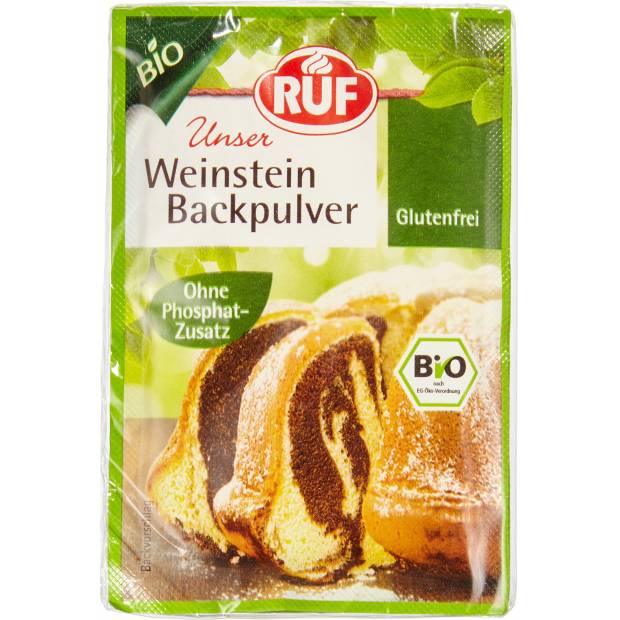 Bio Backpulver Pulver 3x20g