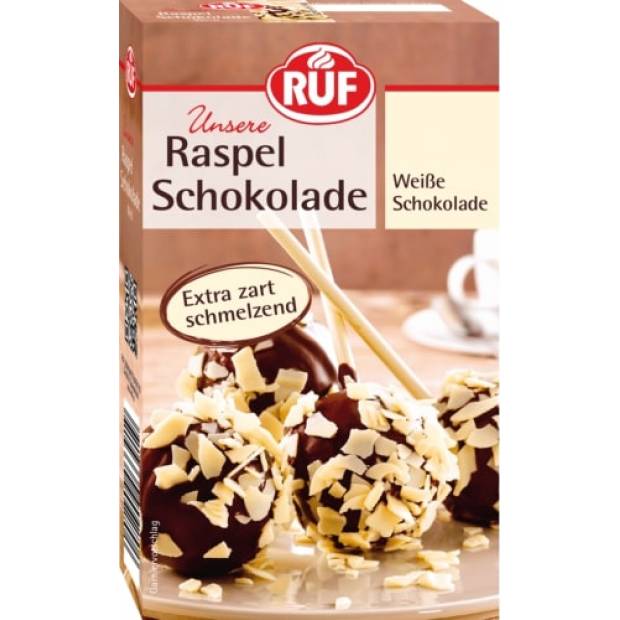 Schokoladenstücke weiße Schokolade 100g