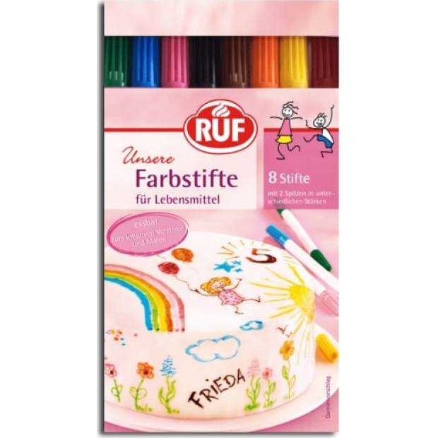 Set mit essbaren Markern