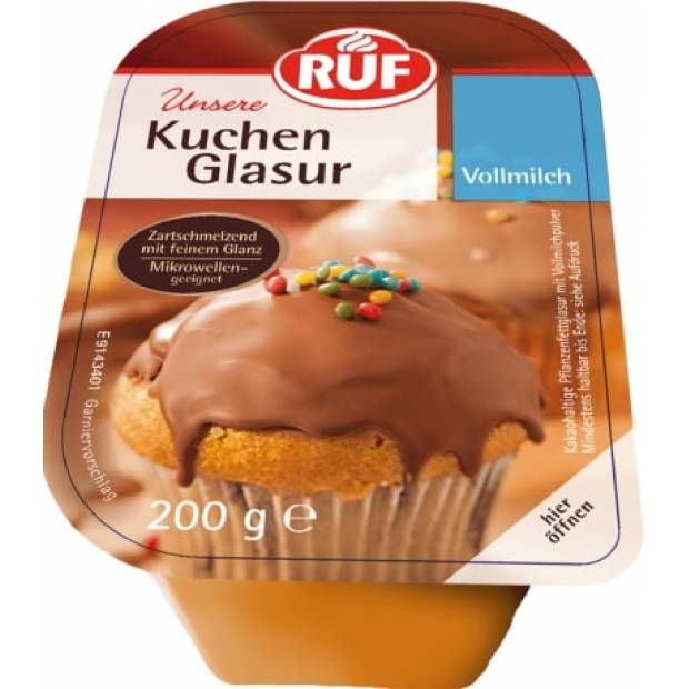 Vollmilchschokoladenglasur 200g