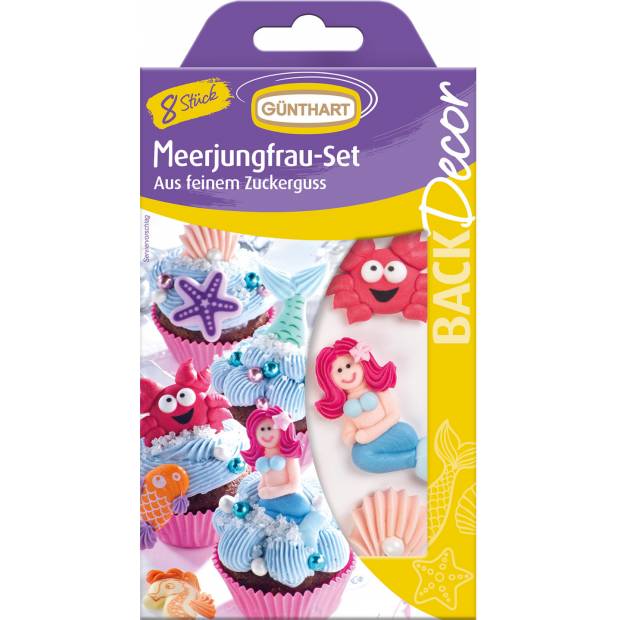 Zuckerdeko Meereswelt 8 Stücke