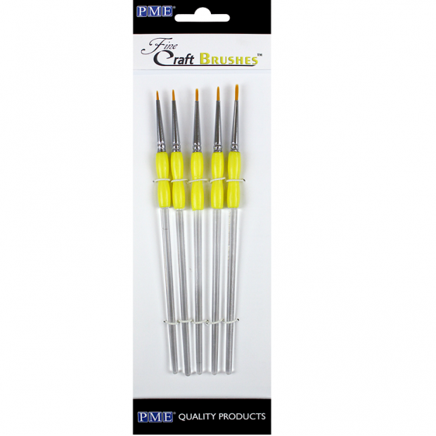 Backpinsel für die Dekoration 5St. dünn