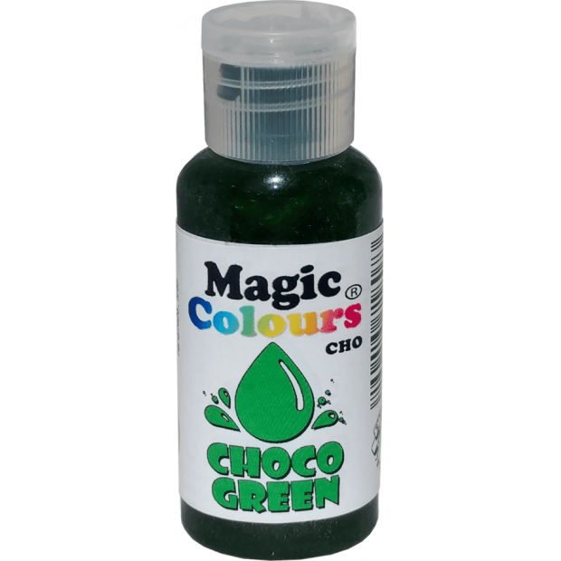 Schokoladengelfarbe Magic Colours (32 g) Choco Green CHOGRN dortis