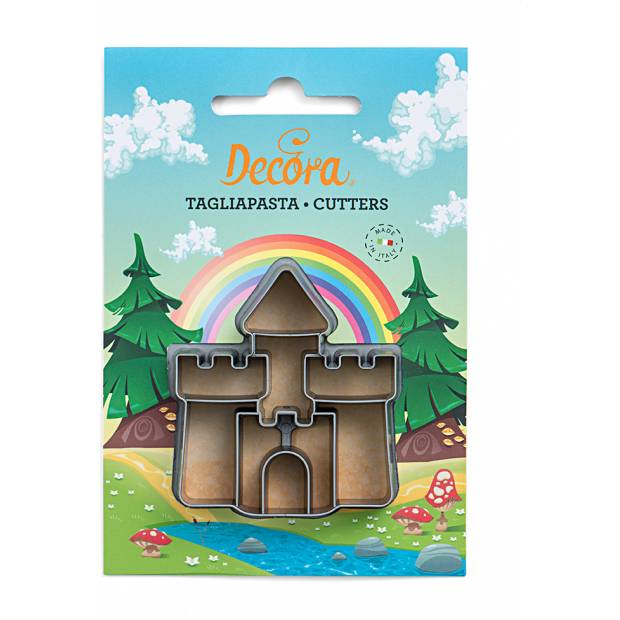 Plastikstempel Schloss