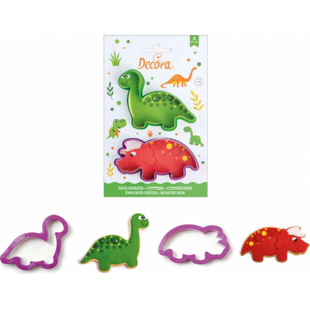 Plastik Dinosaurier Stanze 2St.
