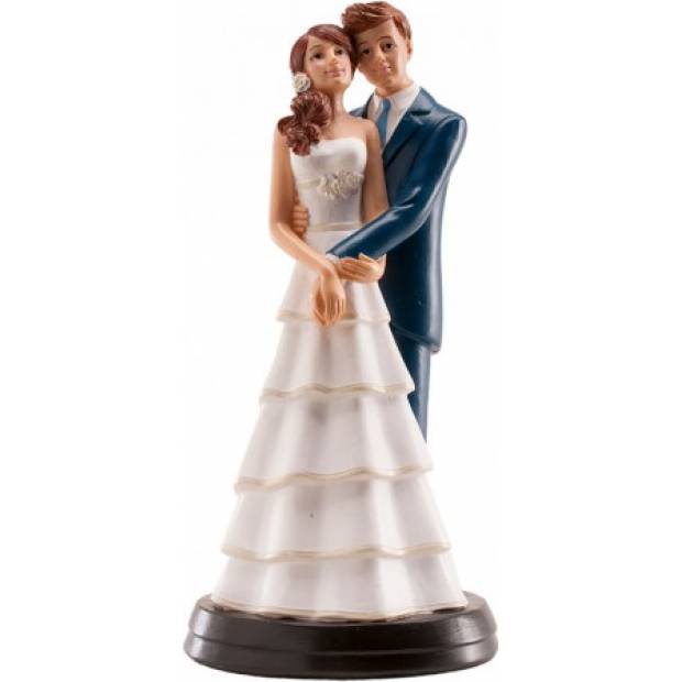 Hochzeitstorte Figur 18cm zärtliche Umarmung
