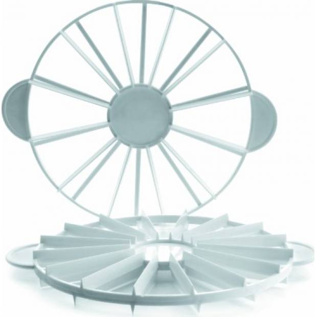 Schablone zum Tortenschneiden 26cm 14/16