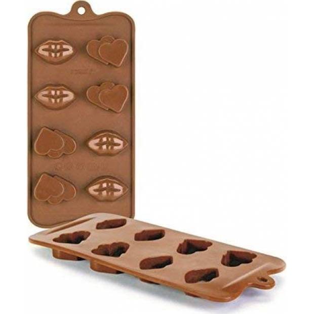 Silikonform für Schokolade - St. Valentinstag