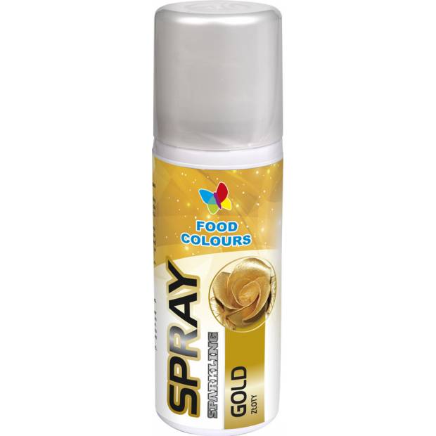 Food Colours New Gold Sprühfarbe (50 ml) Gold ohne E171