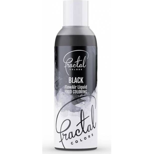 Airbrush-Farbe flüssig Fractal - Schwarz (100 ml) 6117