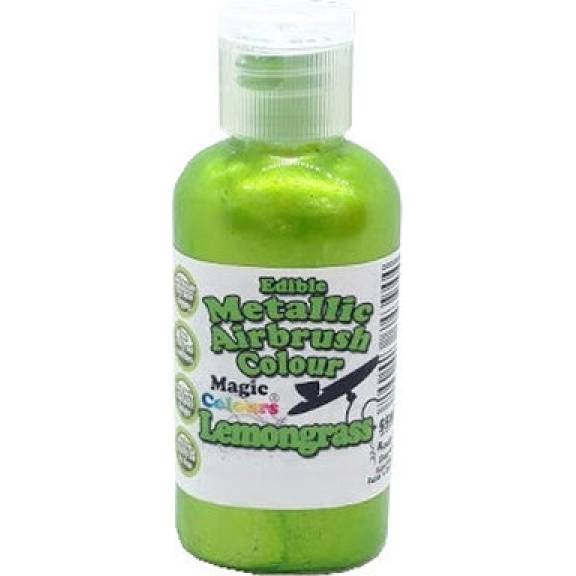 Airbrush-Farbe Perlglanz Magic Colours (55 ml) Zitronengras ABMLMG dortis