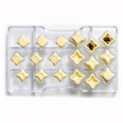 Form für Schokoladensternchen 20x12x1,2cm