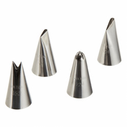 Blumenendstücke-Set 4 Stück