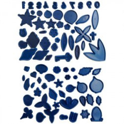 Set zum Schneiden und Modellieren von Blumen - 79 Teile