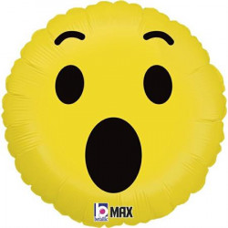 Aufblasbarer Ballon Smiley Überraschung 46cm