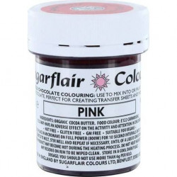 Kakaobutter Schokoladenfarbe Sugarflair Pink (35 g) C301 dortis