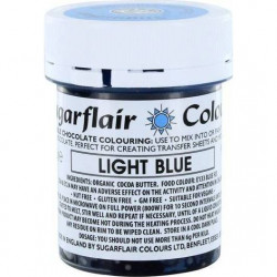 Kakaobutter Schokoladenfarbe Sugarflair Light Blue (35 g) C306 dortis