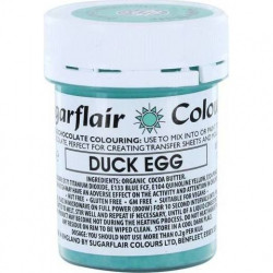 Schokoladenfarbe auf Kakaobutterbasis Sugarflair Duck Egg (35 g) C310 dortis