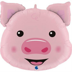 Aufblasbarer Ballon Schwein 76 cm