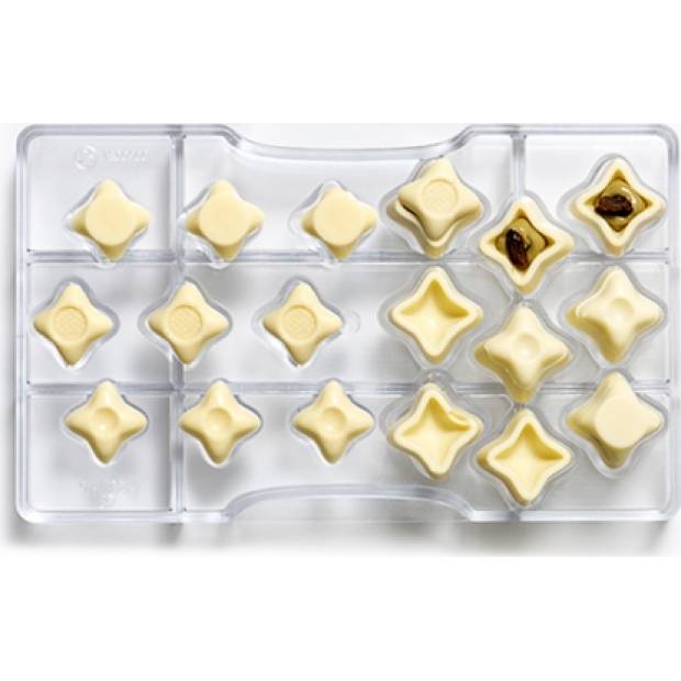 Form für Schokoladensternchen 20x12x1,2cm