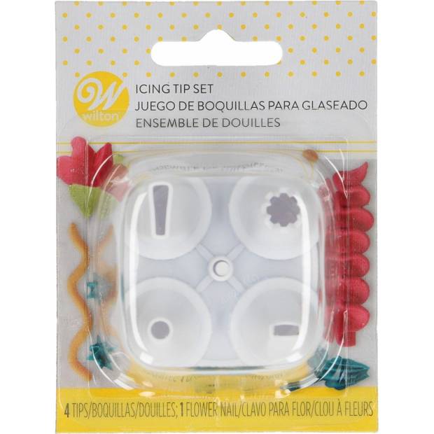 Set von Gebäckspitzen und Nagel zum Dekorieren - 5er-Set