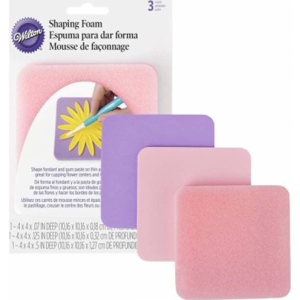 Set mit drei Schwämmen zum Modellieren von Blumen