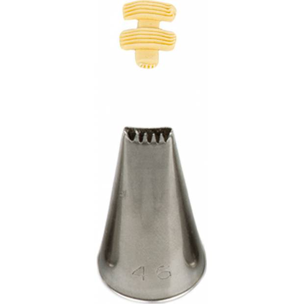 Konditorei-Dekorspitze flach gestrickt 46