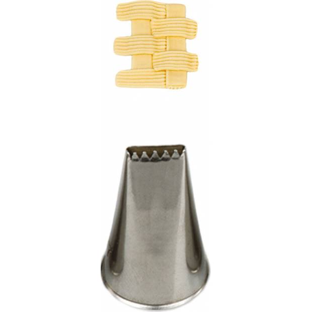 Konditorei-Dekorspitze 47 Strickmuster-Korb