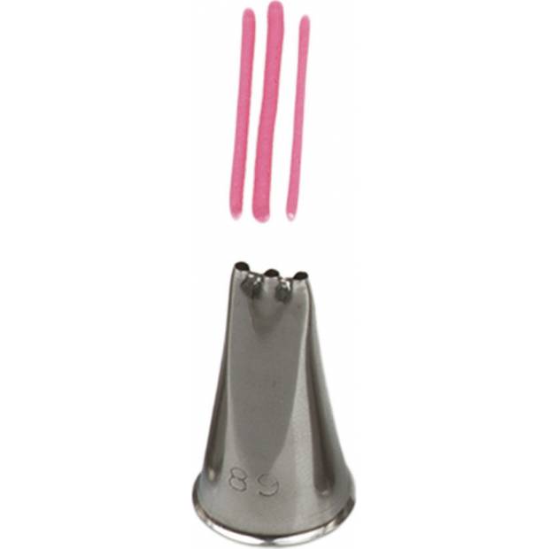 Zuckergussverzierungs Spitze 89 Dreifachspitze