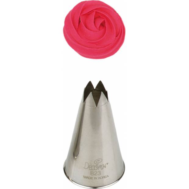 Konditorei-Dekorierspitze geschnitten 823