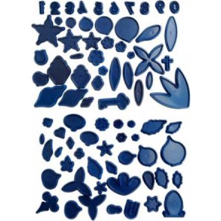 Set zum Schneiden und Modellieren von Blumen - 79 Teile