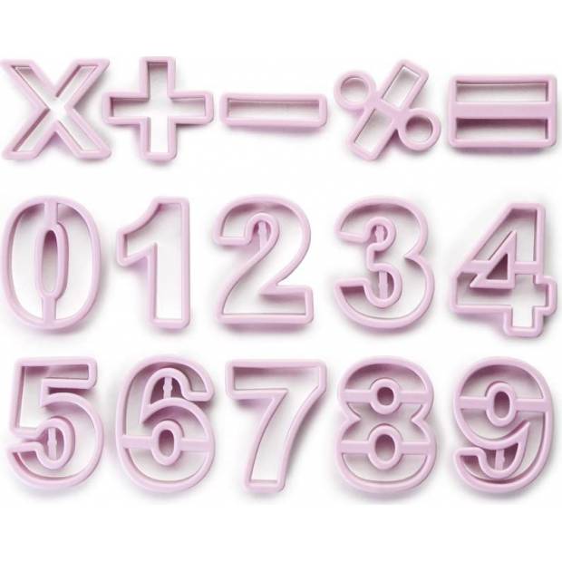 Satz ausgeschnittener Zahlen