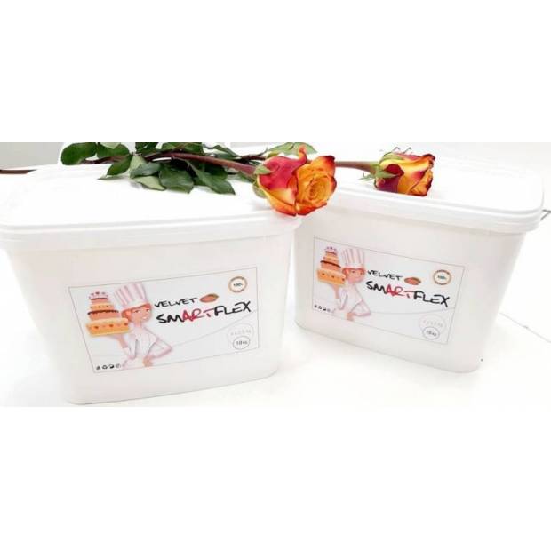 Smartflex Velvet Vanilla 10 kg (Tortenüberzugs- und Modelliermasse) 0120 dortis