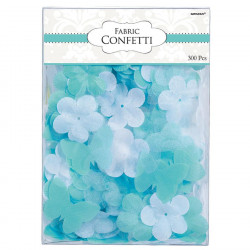 Konfetti Blumen 300pcs blau 5cm