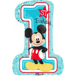 Folienballon Mickey 48x71 cm Nummer eins