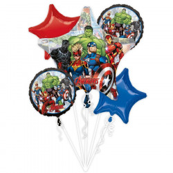 Folienballons Set 5 Stück Avengers