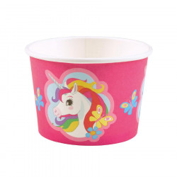 Papier Eiscreme Schale 8pcs Einhorn