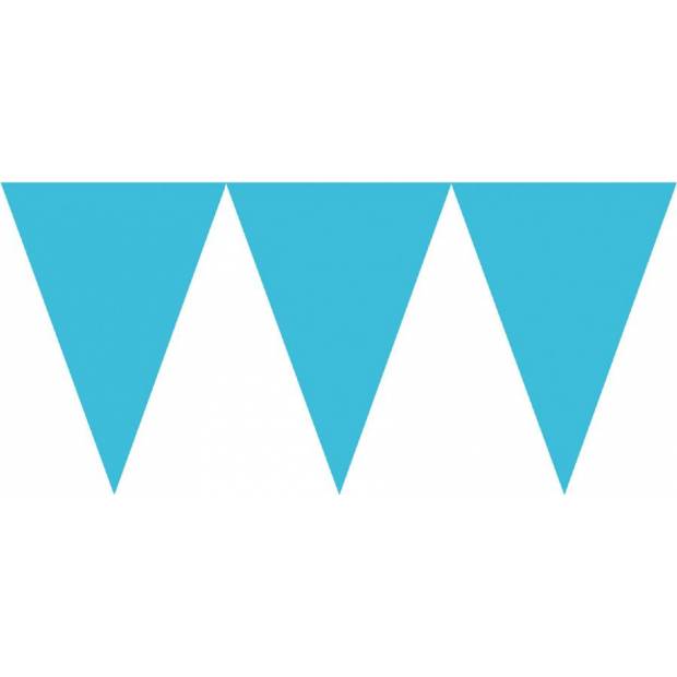 Girlande aus blauen Fahnen 457 x 17,7cm