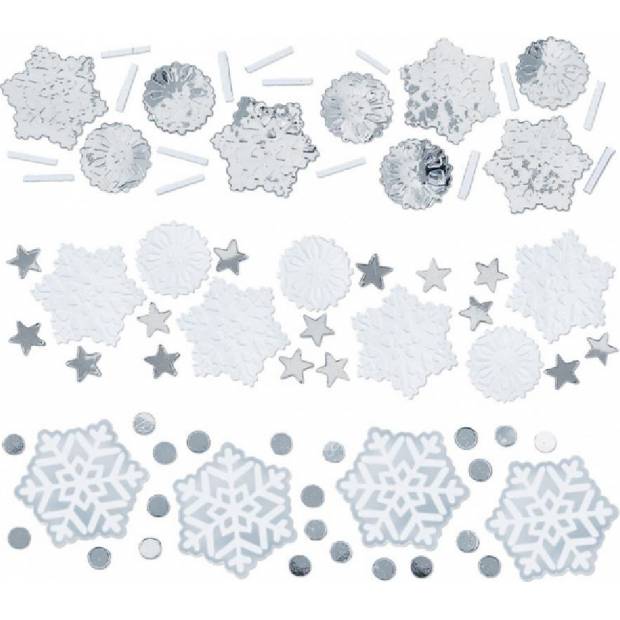 Party Konfetti Schneeflocken 34g