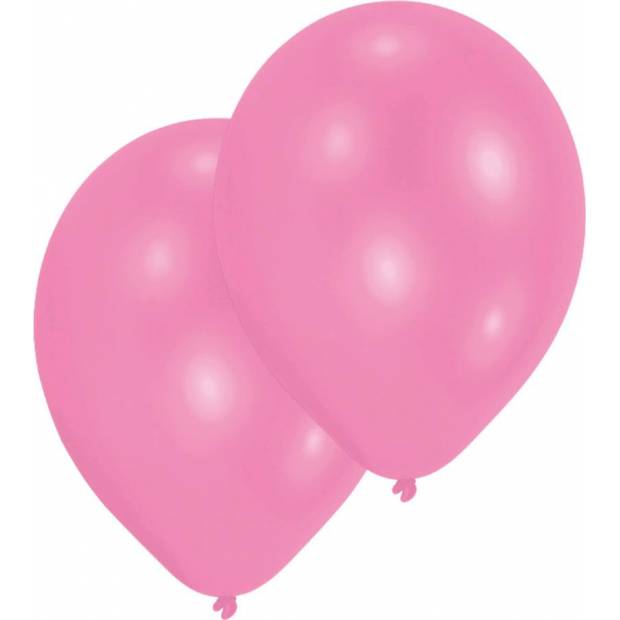 Latexballons pink 10 ks 27,5 cm