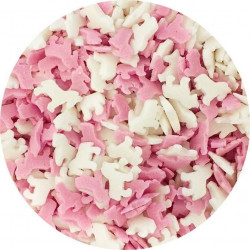 Bonbon-Einhörner rosa und weiß (50 g) FL25910-1