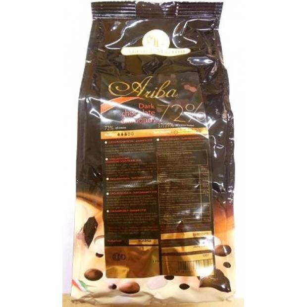 Schokoladen-Plätzchen 1kg - bittere 72%