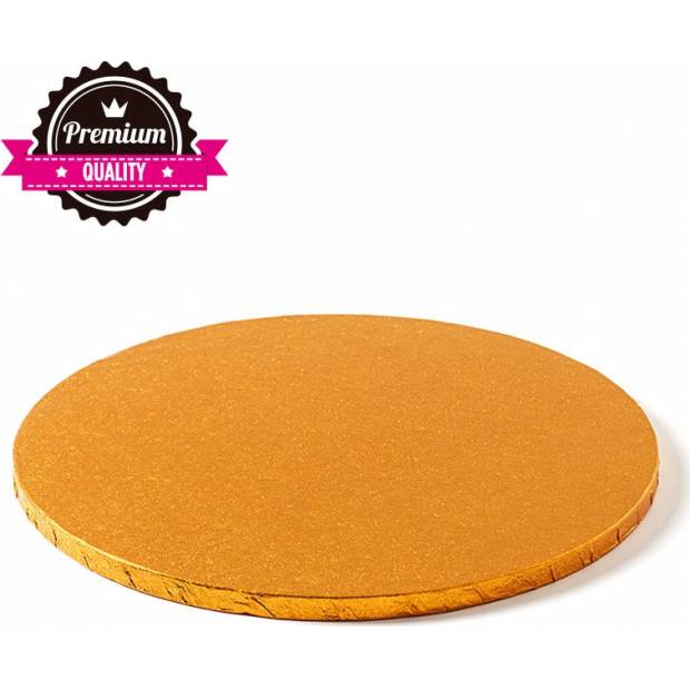 Orangefarbene Kuchenmatte 30cm Dicke 1,2cm