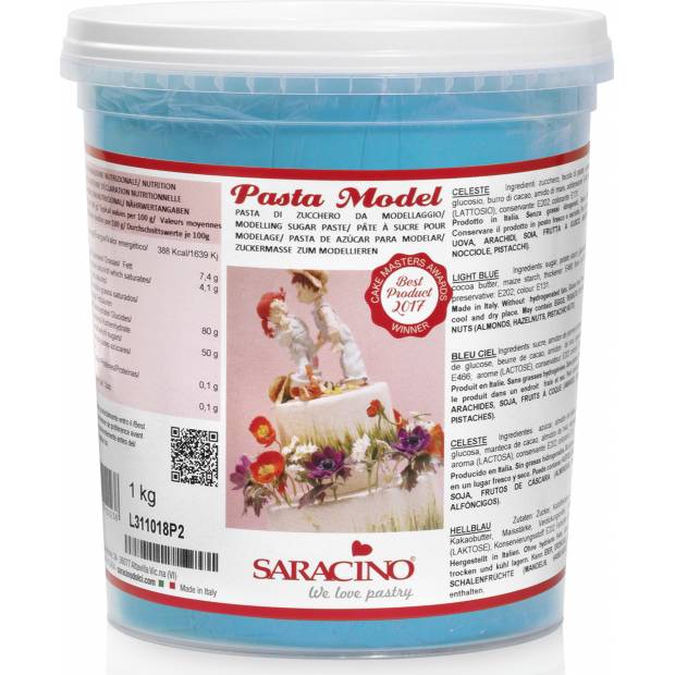 Modelliermasse blau 1 kg